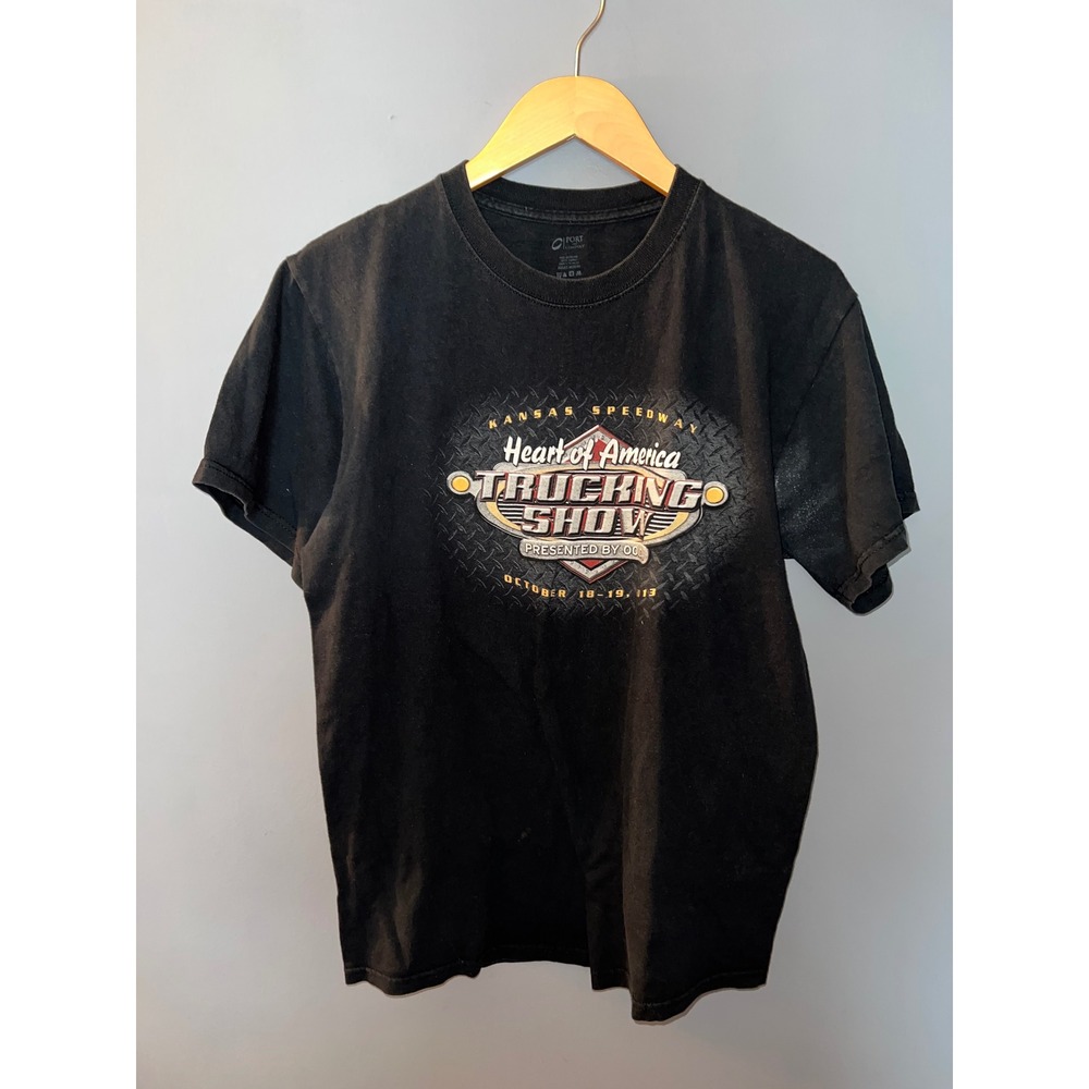 Port and Company Heart of America Trucking Show 2013 Kansas Speedway Shirt M